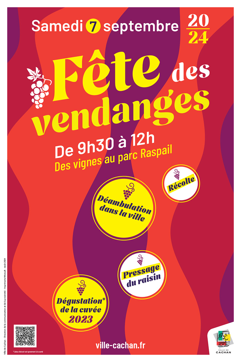 Affiche Fête des Vendanges 2024 