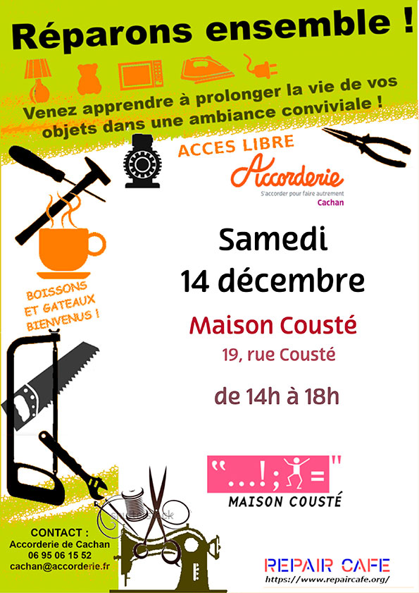 Reparons ensemble 14 dec 2024 Maison Couste