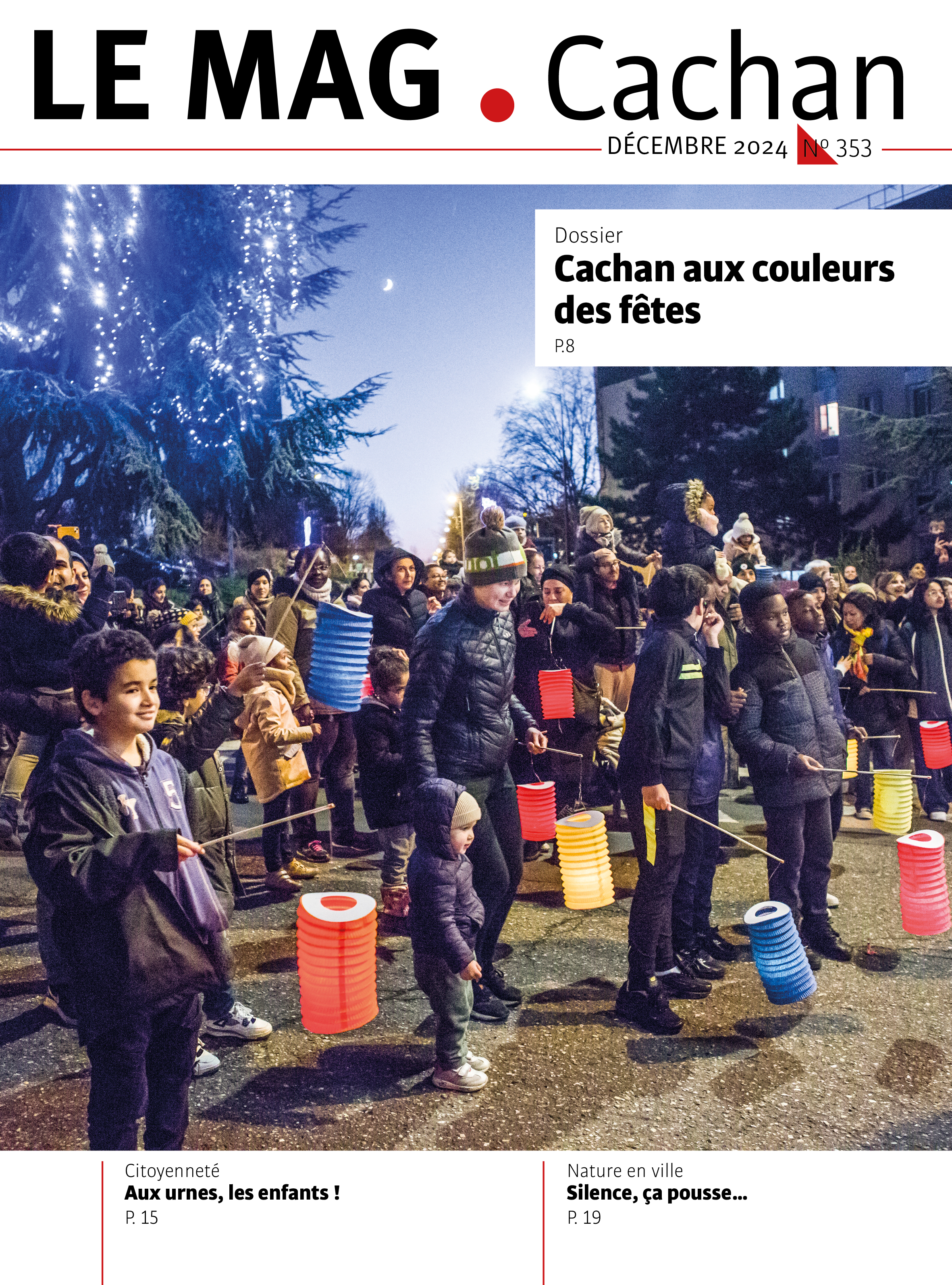 Couverture du magazine de Cachan numéro 351 d'Octobre 2024